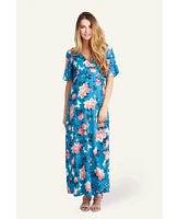 Nom Maternity Landon + Nursing Maxi Dress