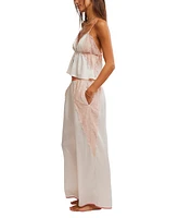 Free People Women's Anywhere With You Lace-Trim Lounge Set