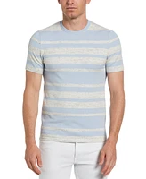 Perry Ellis Men's Space-Dye Stripe T-Shirt