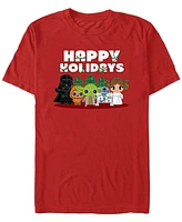 Fifth Sun Men's Chibi Holidays Short Sleeve T-Shirt