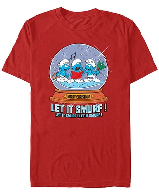 Fifth Sun Men's Let It Smurf Short Sleeve T-Shirt