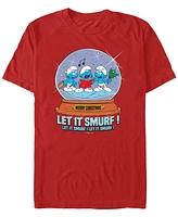 Fifth Sun Men's Let It Smurf Short Sleeve T-Shirt