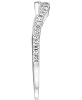 Le Vian Vanilla Diamond Curved Band (1/4 ct. t.w.) in 14k White Gold
