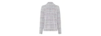 Olsen Women's Plaid Caban Sweater Jacket