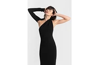 Marcella Women's Manhattan One Shoulder Midi Dress