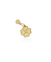 The Lovery Gold Four Leaf Clover Charm 14K Gold