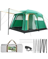 Sugift 6-Person Rain-proof Family Camping Tent with Carry Bag