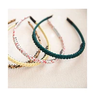 Thin Solid Headband - Green