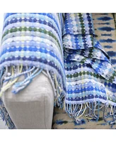 Designers Guild Marano Cobalt Wool Throw