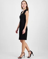 Connected Women's Ruched Sheath Dress
