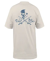 Salt Life Men's Skull And Poles Graphic Short-Sleeve T-Shirt