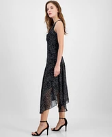 Connected Women's Floral-Print Midi Dress