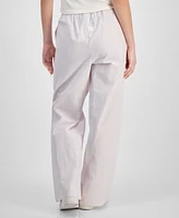 Self Esteem Juniors' Seersucker Drawstring Lounge Pants