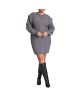 Eloquii Plus Mini Sweater Dress