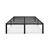 Slickblue Full High Rise Heavy Duty Black Metal Platform Bed Frame