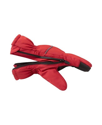 Andy & Evan Baby Girls Zipper Gloves