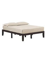 Gouun Queen Size 14 Inch Wooden Bed Mattress Frame