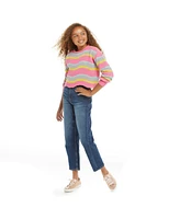 Andy & Evan Big Girls Wavy Hem Sweater