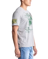 Buffalo David Bitton Men's Graphic Patch T-Shirt