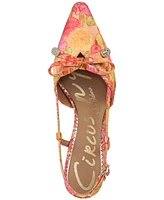 Circus Ny by Sam Edelman Women's Monica Pointed-Toe Slingback Bow Pumps
