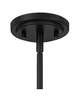 Clara 16" Modern Pendant Chandelier Ceiling Light Fixture Dining Room Over Table Kitchen Island Foyer Hanging 4-Light Black Gold Finish Hallway Entryw