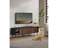 Slickblue Tv Stand for TVs up to 72 Inches Entertainment Center with Storage Cabinet