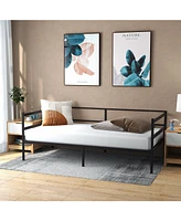 Gouun Twin Size Metal Daybed Frame for Living Room Bedroom