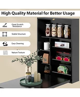 Gouun Wall Mounted Fold-Out Convertible Floating Desk Space Saver