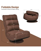 Gouun 5-Position Folding Floor Gaming Chair