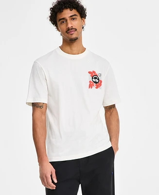 Hugo by Boss Men's Nufloro Crewneck Graphic T-Shirt