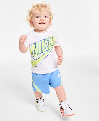 Nike Baby Boys 2-Pc. Logo T-Shirt & Shorts Set