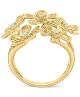 Effy Collection Diamond Floral Ring (1/5 ct. t.w.) in 14k Gold