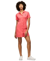 Tommy Jeans Women's Mini Short-Sleeve Polo Dress