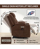 Mondawe Chenille Power Lift Recliner Chair