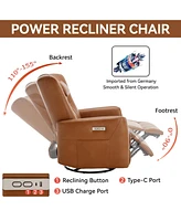 Mondawe Swivel And Rocker Power Recliner Chair