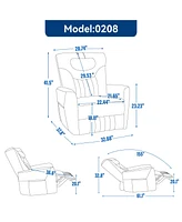 Mondawe Swivel And Rocker Power Recliner Chair