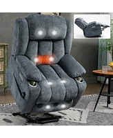 Mondawe Chenille Power Lift Recliner Chair