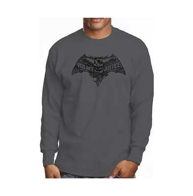 Batman V Superman Men's Vigilante Justice Long Sleeve Adult Tee / T-Shirt