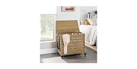 Slickblue 3-Basket Laundry Hamper for Efficient Sorting and Stylish Laundry Storage