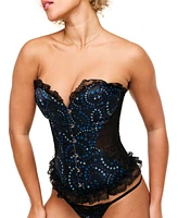 Adore Me Women's Auburn Corset & G-String Set