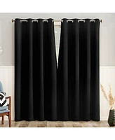 No. 918 Brandon Magnetic Closure Room Darkening Grommet Curtain Panel Pair