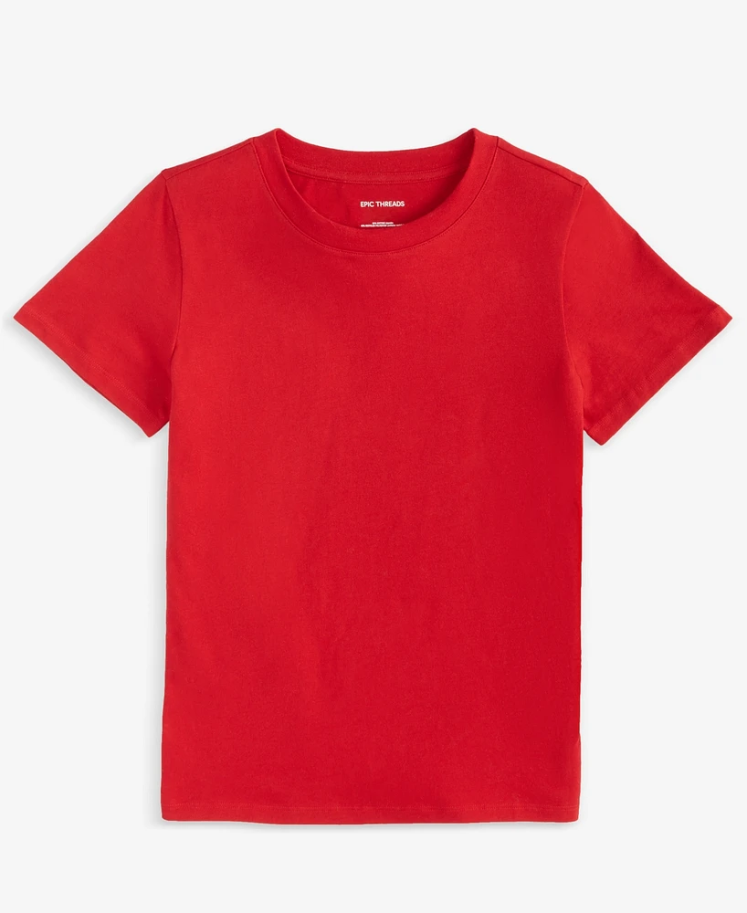 Epic Threads Little & Big Boys Solid T-Shirt, Created for Macy's