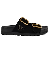 Guess Women's Fasten Double-Buckle Footbed Sandals