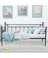 Slickblue Elegant Metal Daybed Frame for Bedroom or Living Room