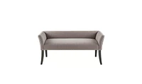 Slickblue Modern Mid-Century Upholstered Accent Bench with Wooden Legs for Stylish Seating