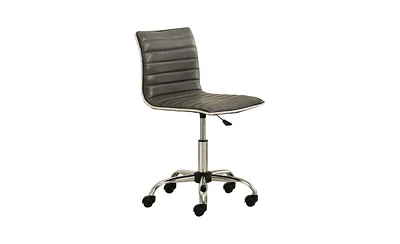 Slickblue Heavy Duty Channel-Tufted Conference Chair for Comfortable and Stylish Meeting Room Seating