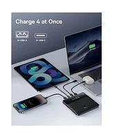 Baseus Laptop Power Bank, 20000mAh 100W Fast Charging Portable Charger with Digital Display, Blade Hd Slim Battery Pack for Laptop, Black