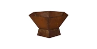 Slickblue 23 Inch Rustic Steel Affinity Fire Pit