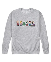 Airwaves Men's Peanuts Holiday Long Sleeve Fleece