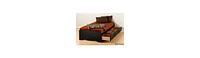 Slickblue Bed Frame with 3 Storage Drawers Platform Design for Organized Living